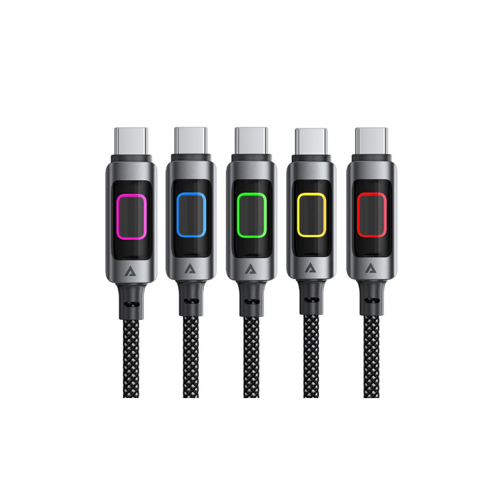 Кабель USB 2.0 AM to USB-C 1.2m 60W black Acefast (6974316284673) фото5