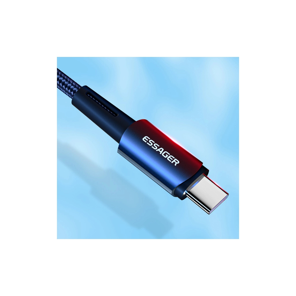 Кабель USB-C to Lightning 2.0m 20W black Essager (EXCTL-CGA01) фото7