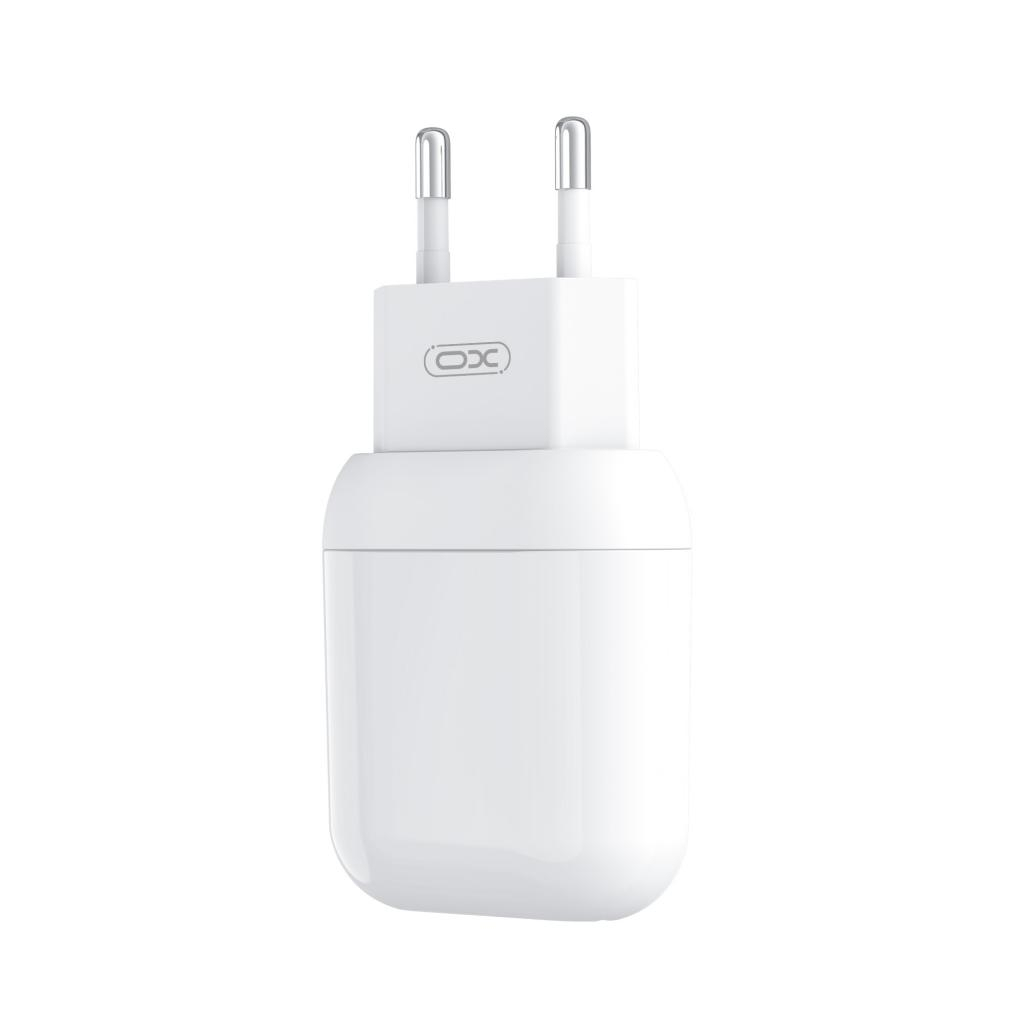 Зарядний пристрій XO 2xUSB 2.4A + cable USB to Lightning white (L78-L-WH) фото2