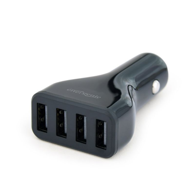 Зарядний пристрій EnerGenie USB 4.8A (EG-U4C4A-CAR-01) фото3