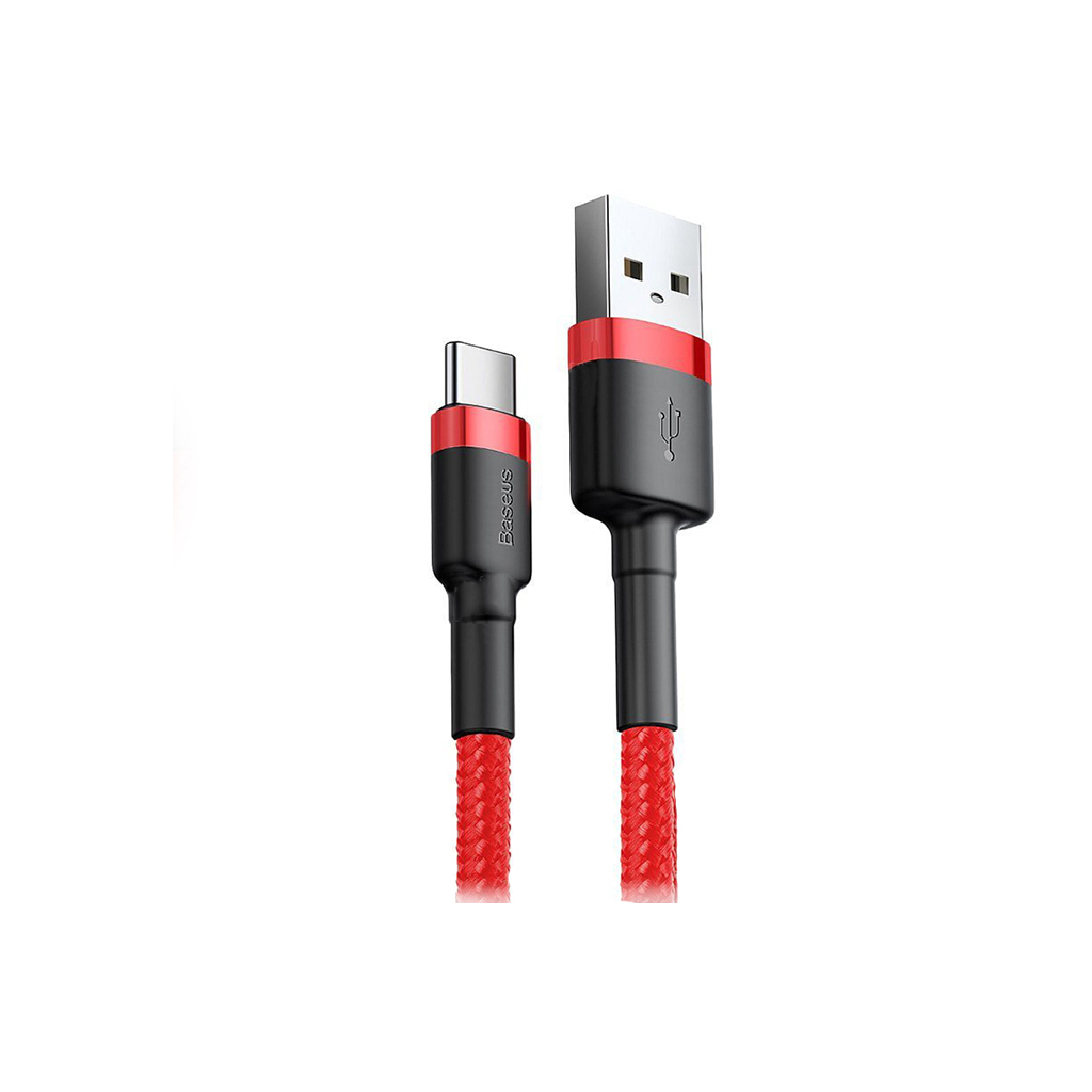 Кабель USB 2.0 AM to USB-C 0.5m 3A red Baseus (CATKLF-A09) фото3