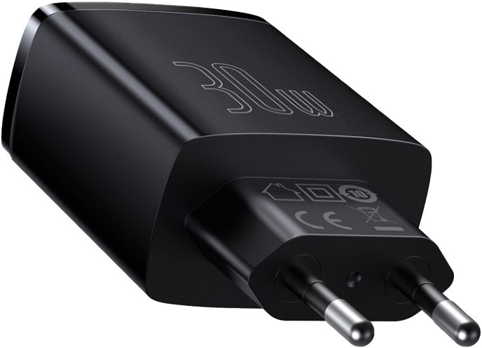 Зарядний пристрій Baseus Compact Quick Charger 2U+C (CCXJ-E01) фото3