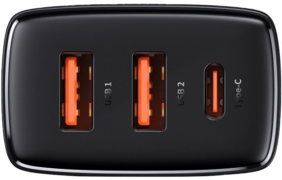 Зарядний пристрій Baseus Compact Quick Charger 2U+C (CCXJ-E01) фото4