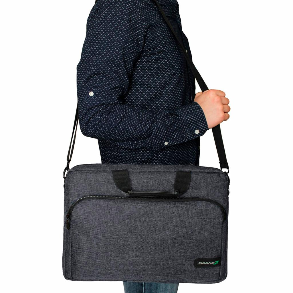 Сумка для ноутбука Grand-X SB-139D Dark Grey 15.6" фото5