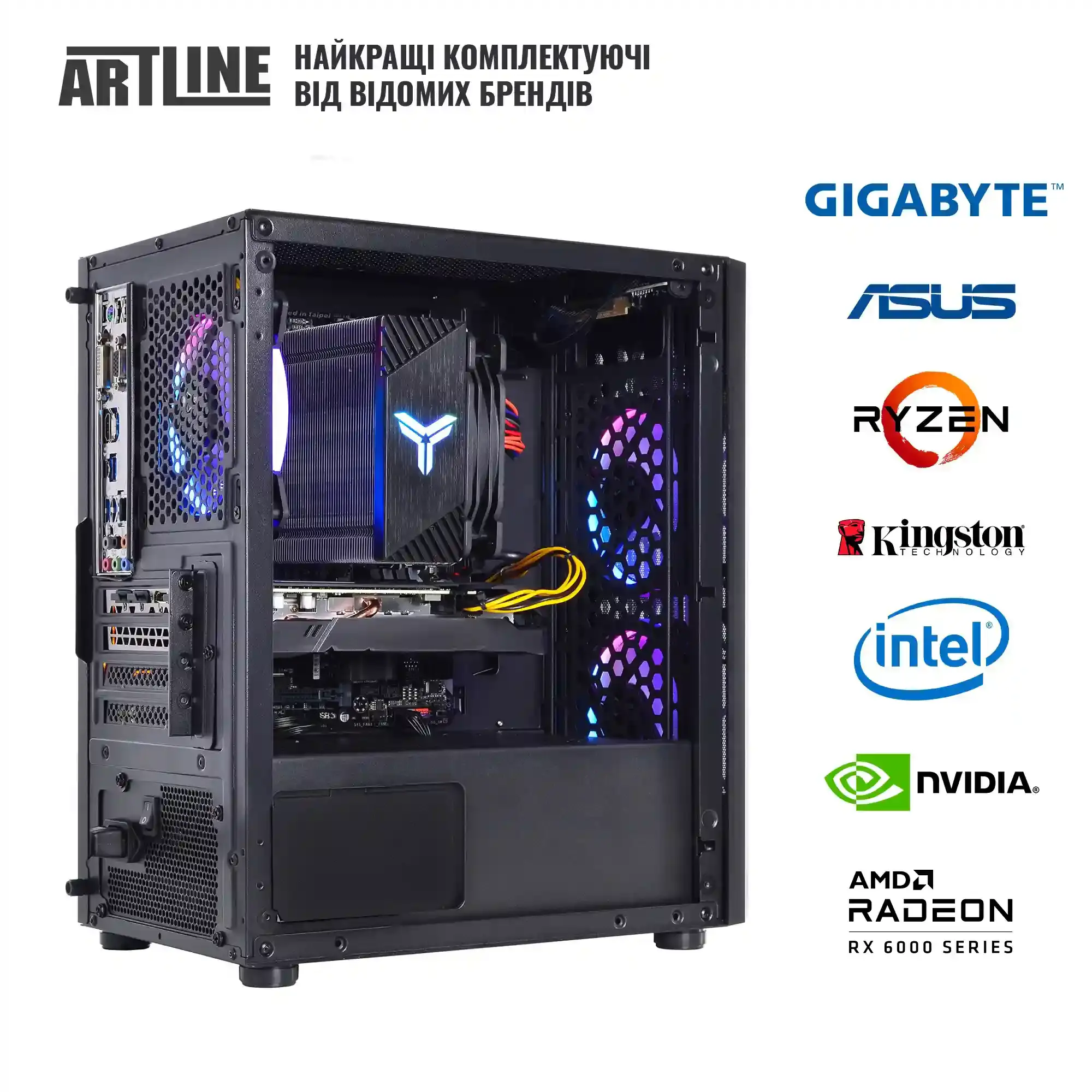 Системный блок ARTLINE Gaming X35 Windows 11 Home (X35v61Win) фото