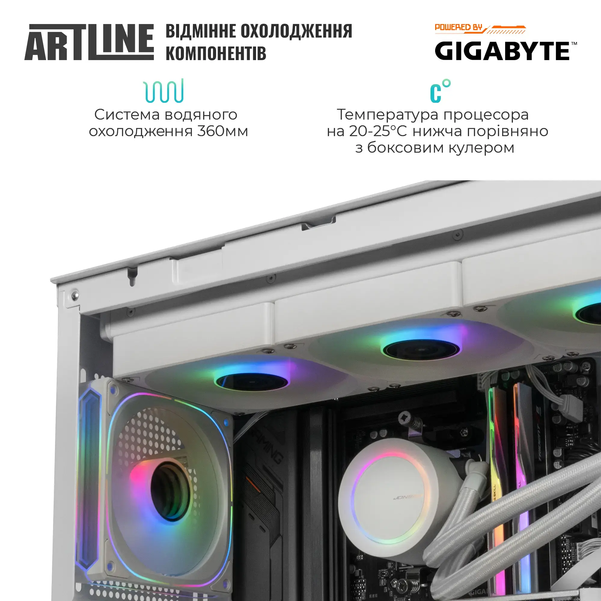 Системный блок ARTLINE Gaming TANKWHITE (TANKWHITEv148) фото