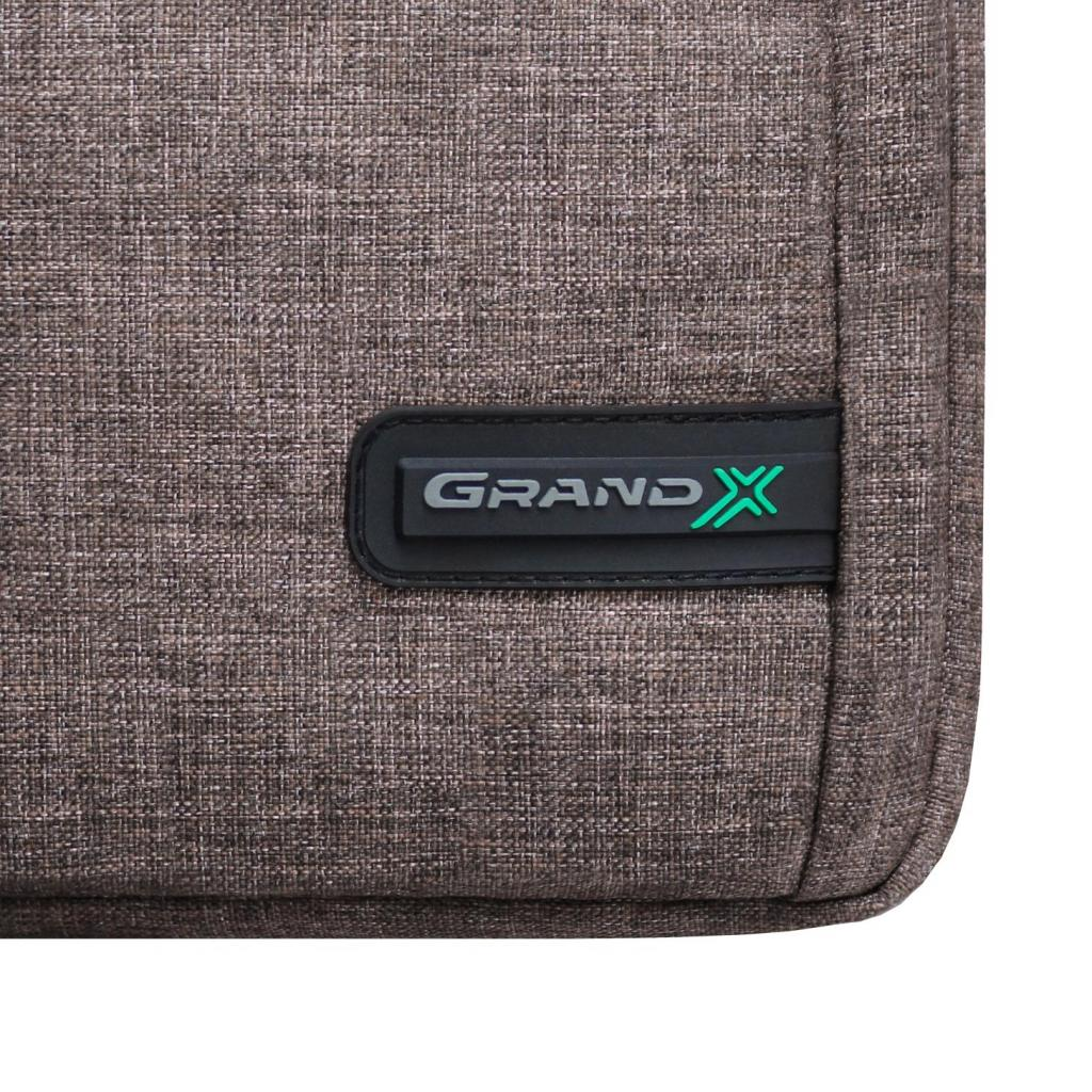 Сумка для ноутбука Grand-X SB-139B Brown 15.6" фото7
