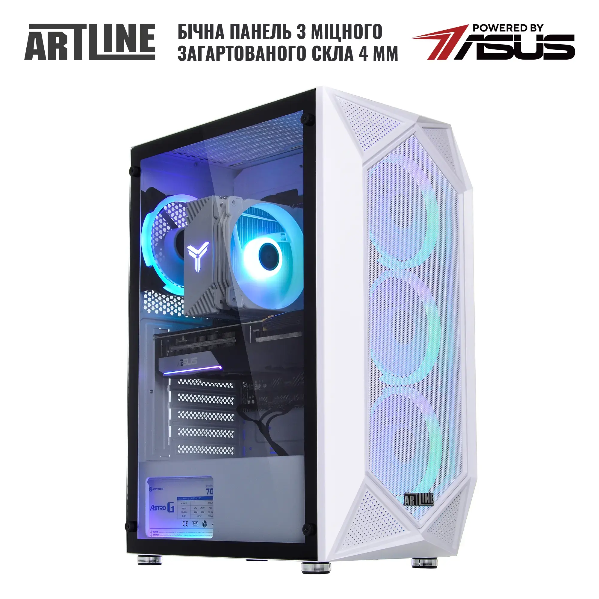 Системний блок ARTLINE Gaming X66WHITE (X66WHITEv41) фото