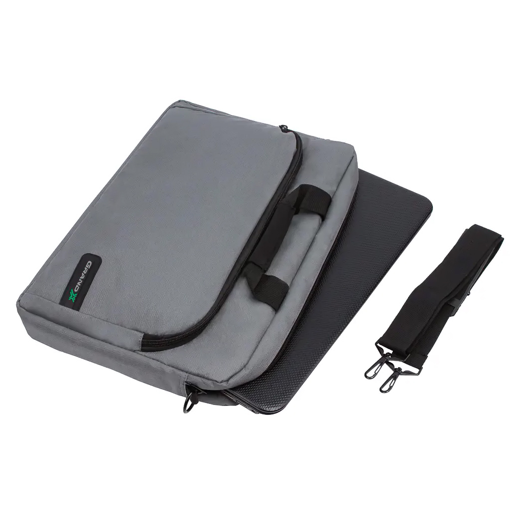 Сумка для ноутбука Grand-X SB-129G Grey Ripstop Nylon фото3