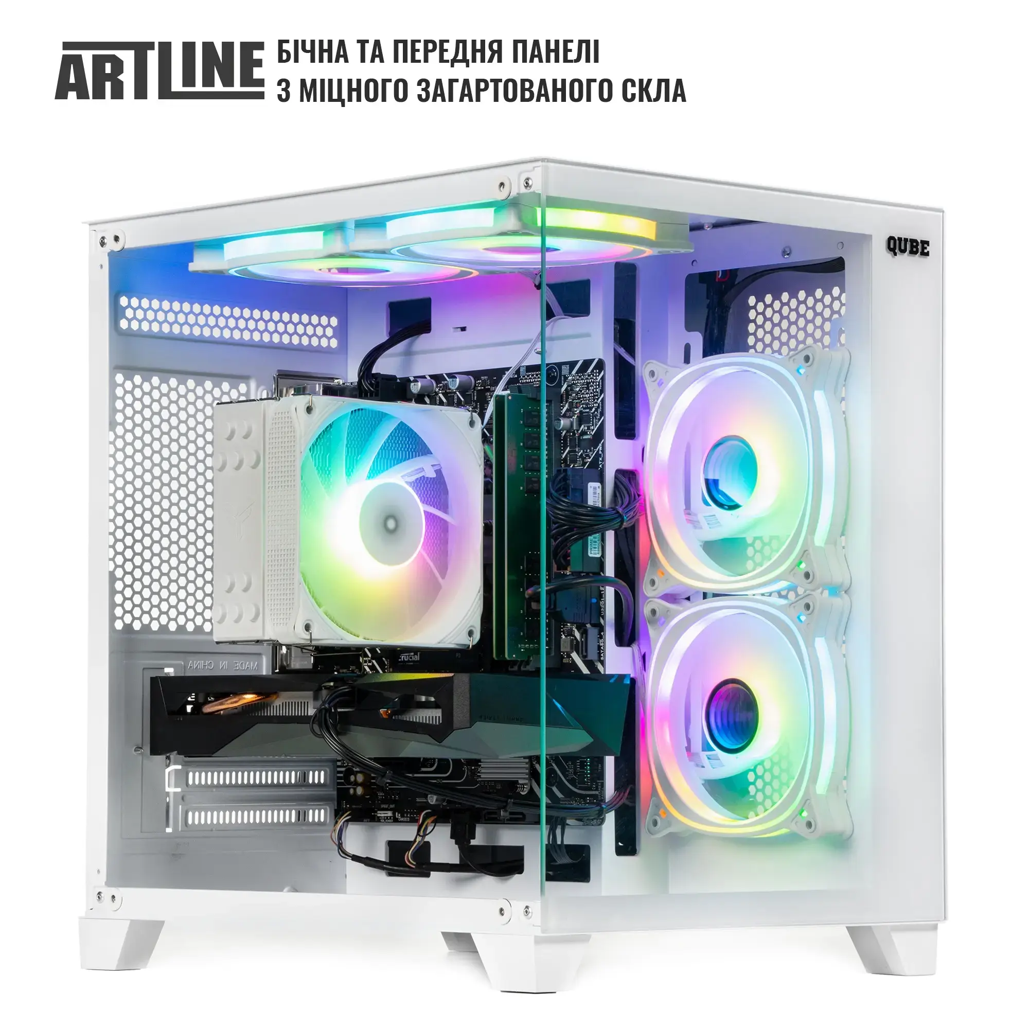 Системний блок ARTLINE Gaming X43WHITE (X43WHITEv73) фото