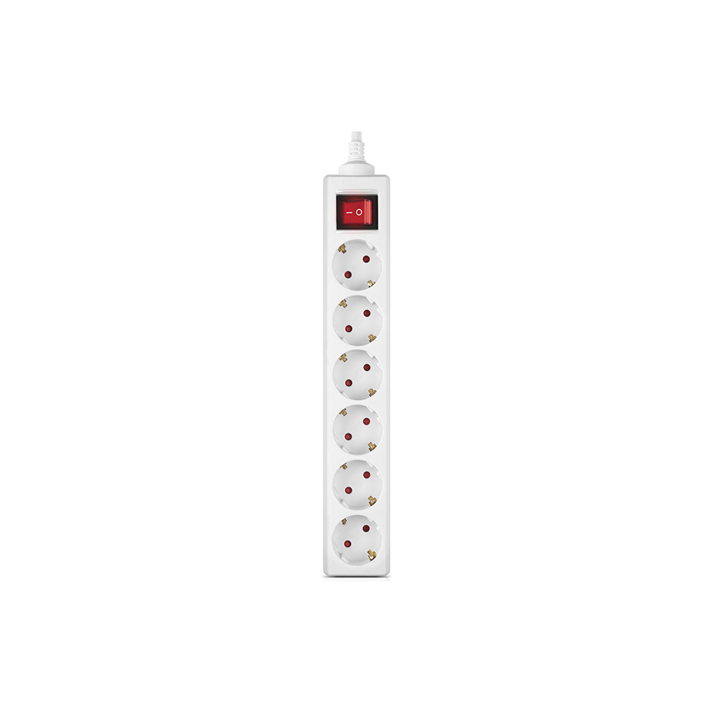Фільтр живлення REAL-EL RS-6 Protect M 5м White (EL122300035) фото2
