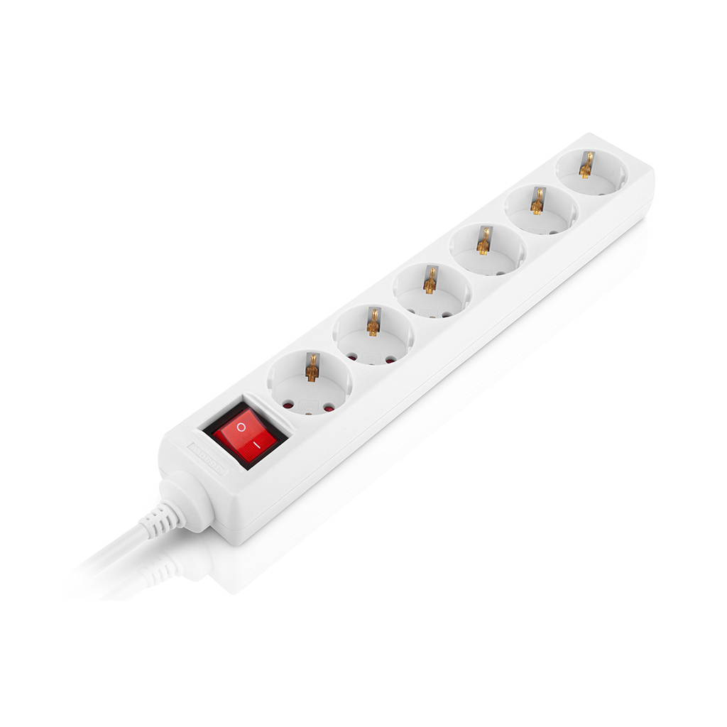 Фільтр живлення REAL-EL RS-6 Protect M 5м White (EL122300035) фото3