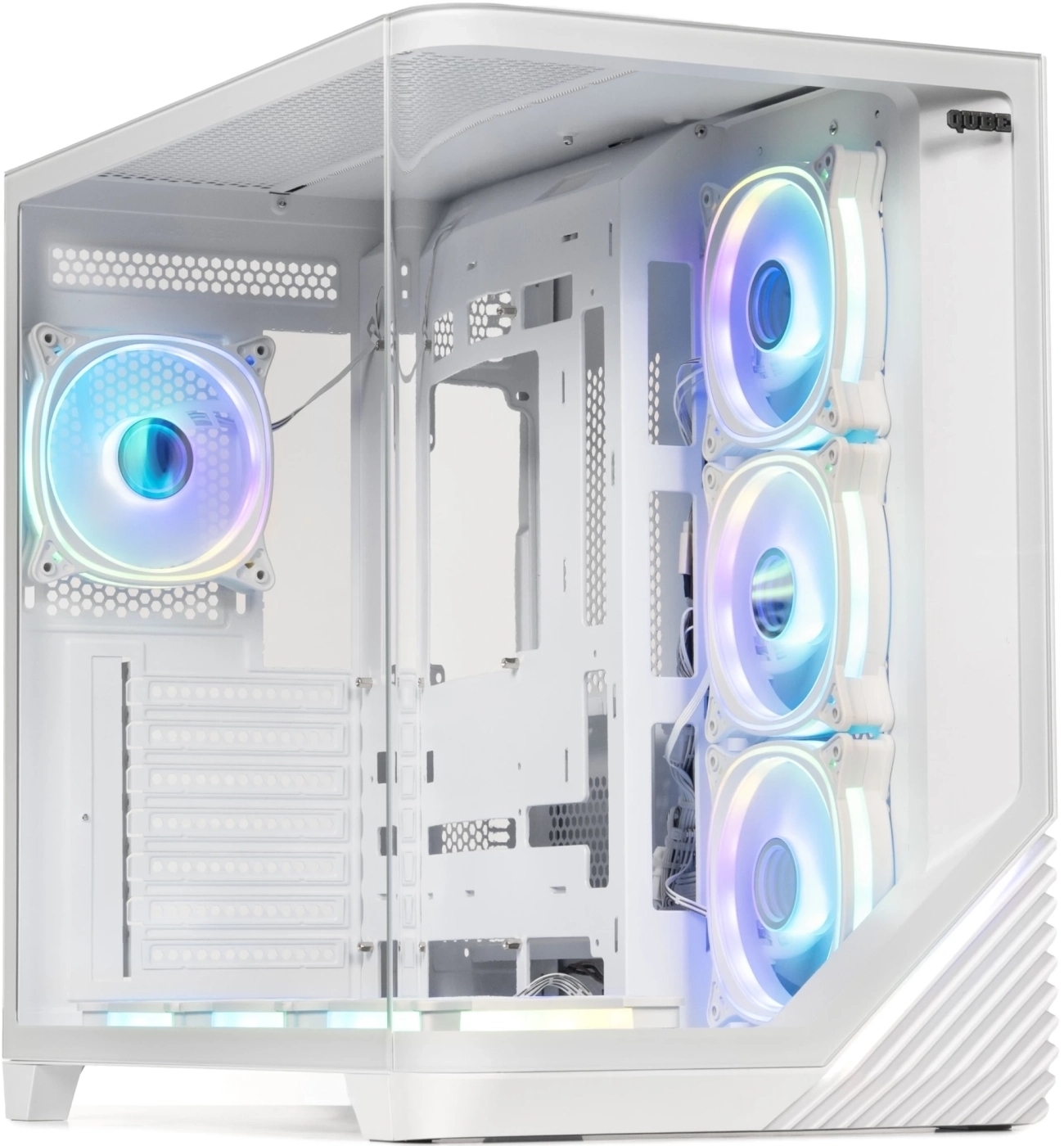 Корпус QUBE MIRAGE 7ARGB White (MIRAGE_GWNU3) фото2