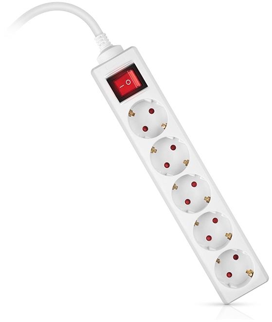 Фільтр живлення REAL-EL RS-Protect M 5м White (EL122300029) фото2
