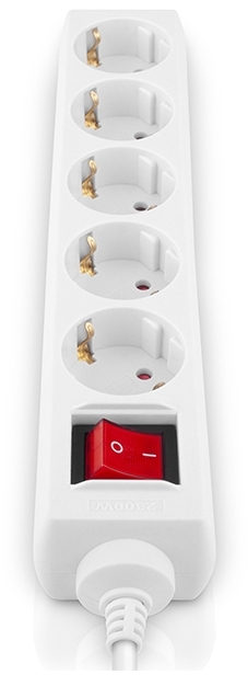 Фільтр живлення REAL-EL RS-Protect M 5м White (EL122300029) фото3