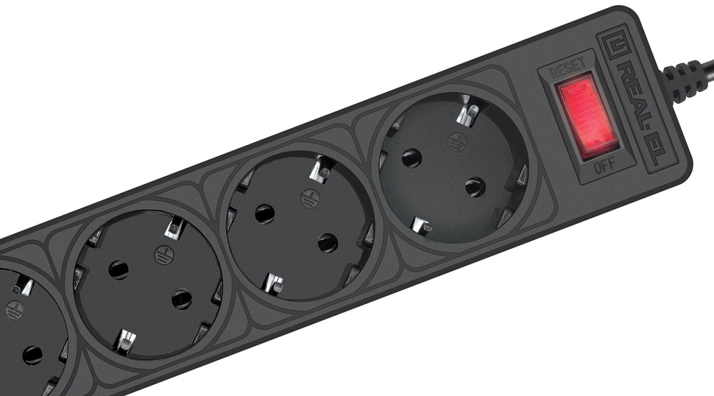 Фільтр живлення REAL-EL RS-Protect 505 5 м Black (EL122300046) фото8