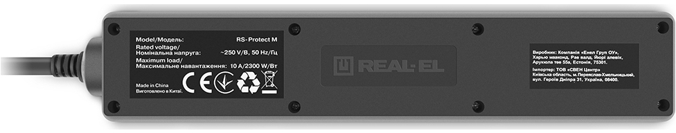 Фільтр живлення REAL-EL RS-Protect M 10м Black фото10