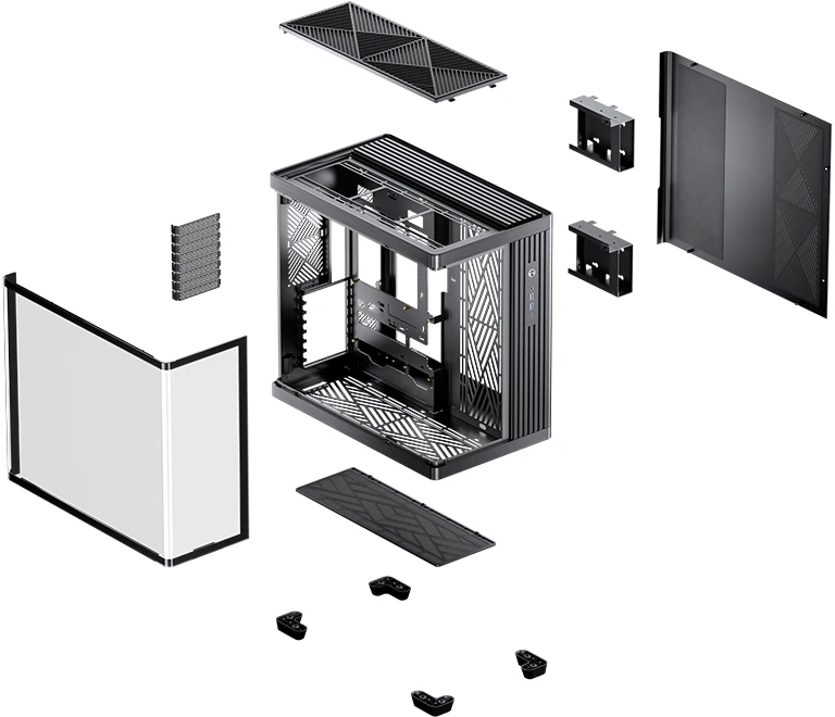 Корпус JONSBO TK-4 Black фото