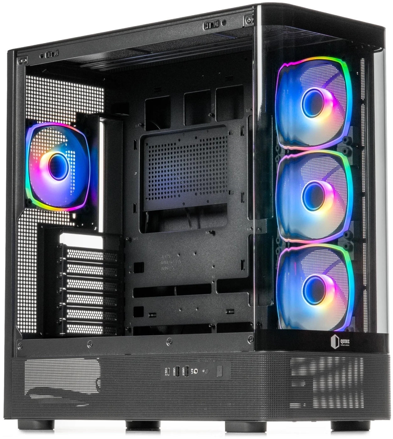 Корпус QUBE MASTERFORCE Black (MASTERFORCE_GBNU3) фото11