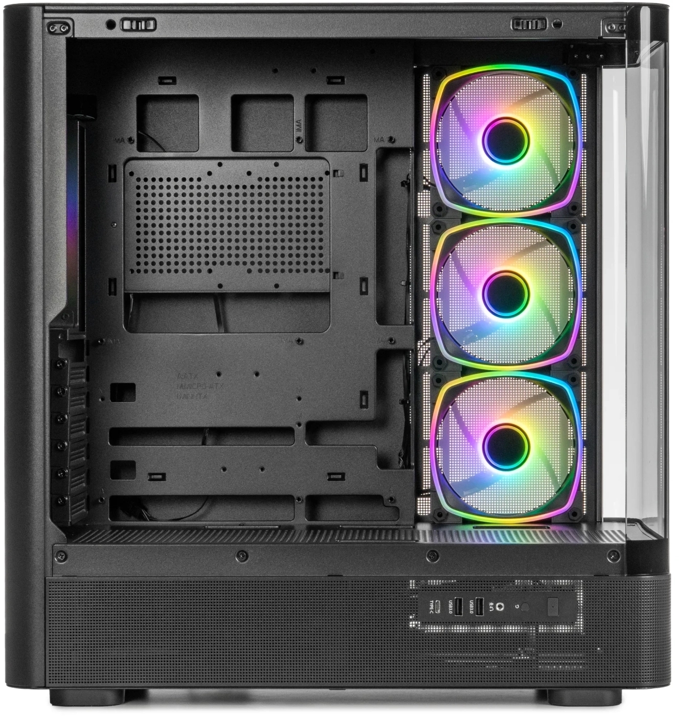 Корпус QUBE MASTERFORCE Black (MASTERFORCE_GBNU3) фото12