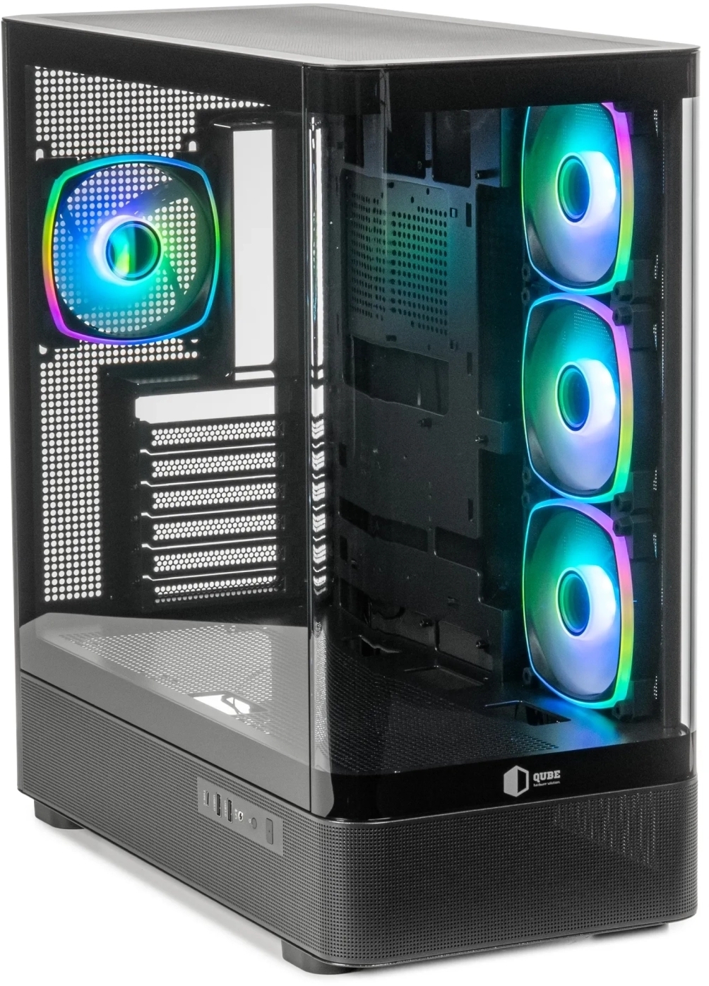 Корпус QUBE MASTERFORCE Black (MASTERFORCE_GBNU3) фото4