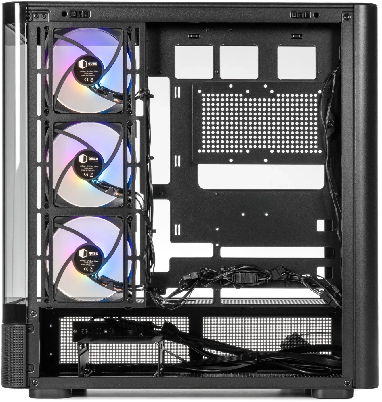 Корпус QUBE MASTERFORCE Black (MASTERFORCE_GBNU3) фото14