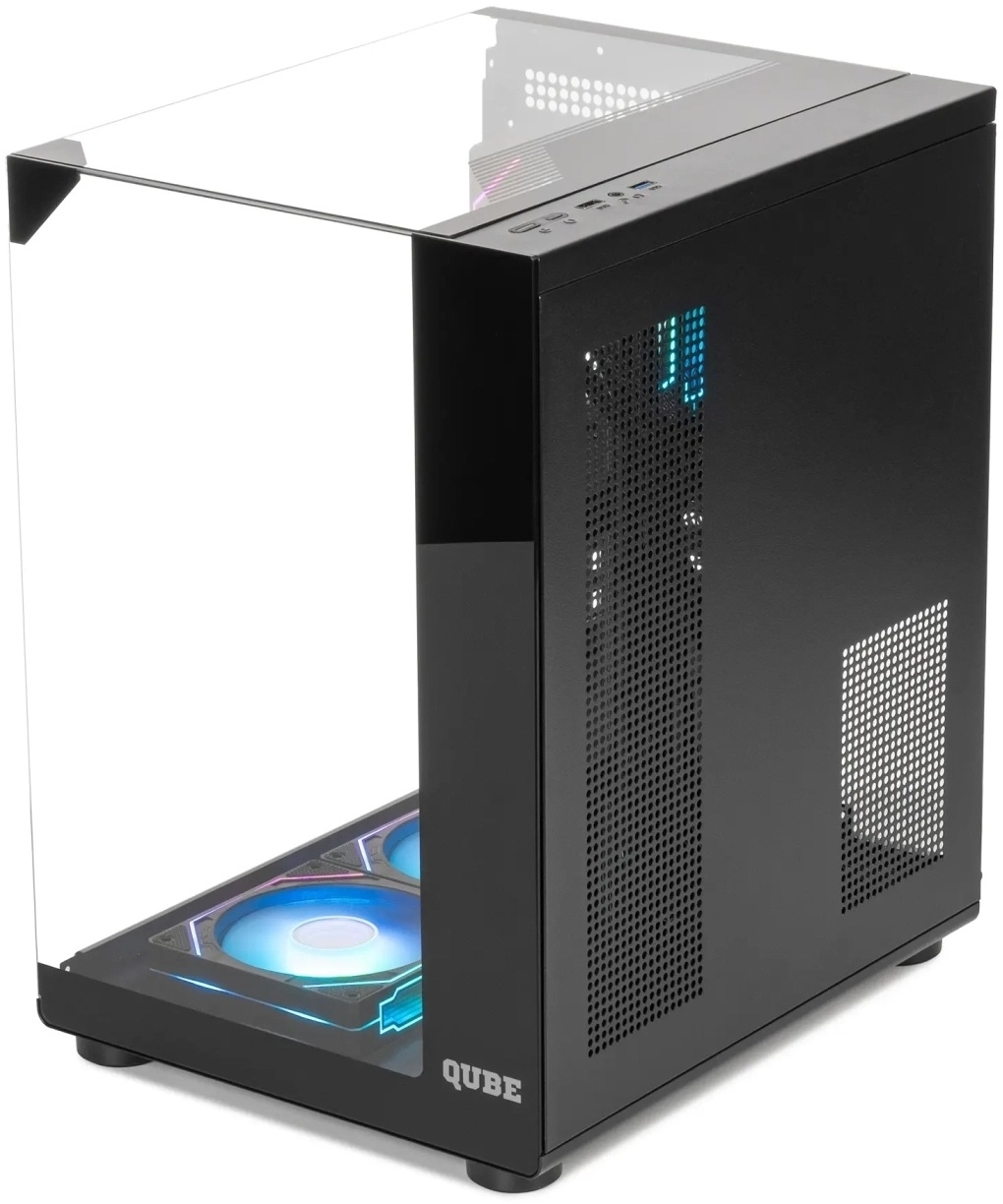 Корпус QUBE AQUARIUM ARGB Black (AQUARIUM_GBNU3) фото4