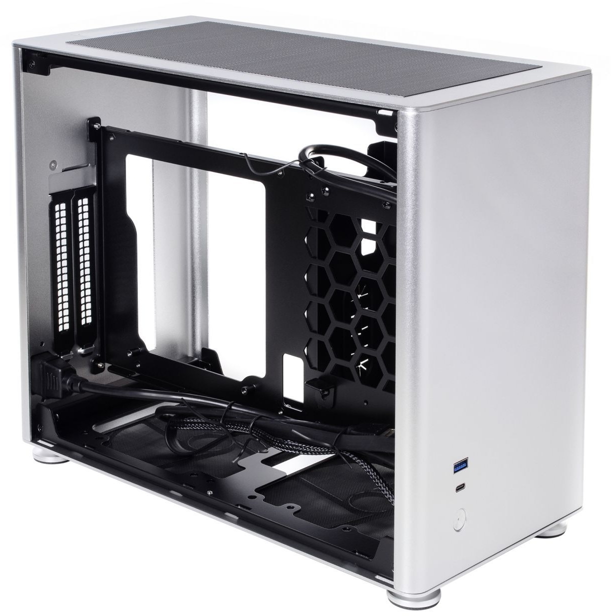 Корпус QUBE A4 Aluminum Silver (QBA4I_WSNU3) фото6