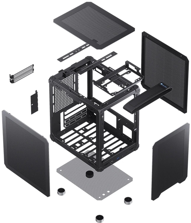 Корпус JONSBO C6-ITX Black фото