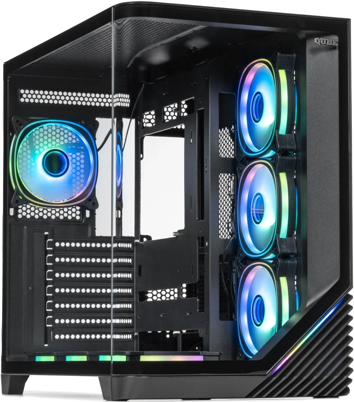 Корпус QUBE MIRAGE 7ARGB Black (MIRAGE_GBNU3) фото2