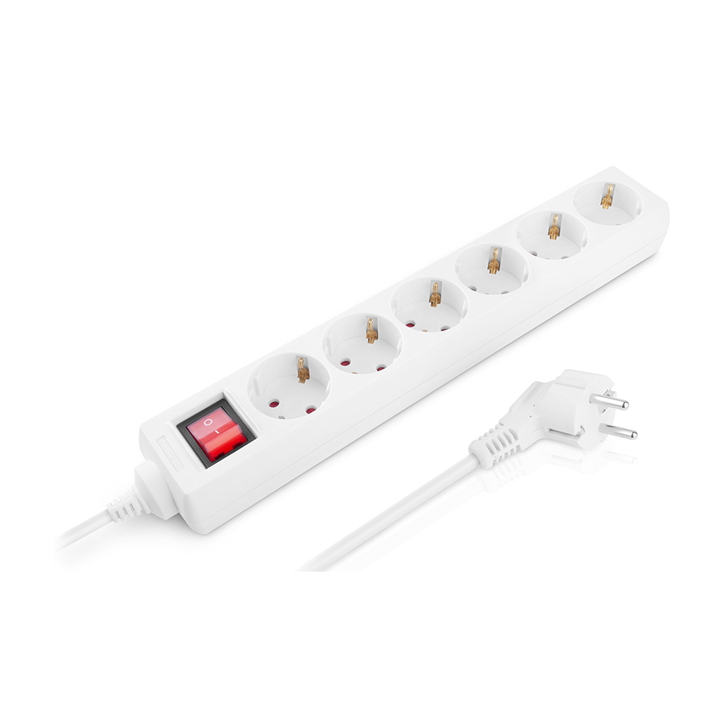 Фільтр живлення REAL-EL RS-6 Protect M 3м White (EL122300033) фото7