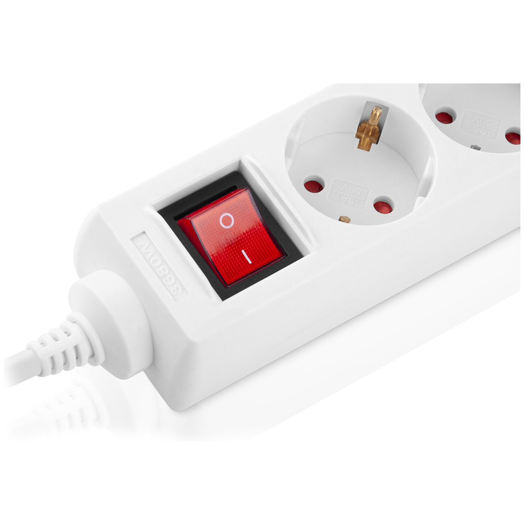 Фільтр живлення REAL-EL RS-6 Protect M 3м White (EL122300033) фото9