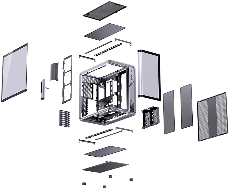 Корпус JONSBO BO400CG Gray фото13