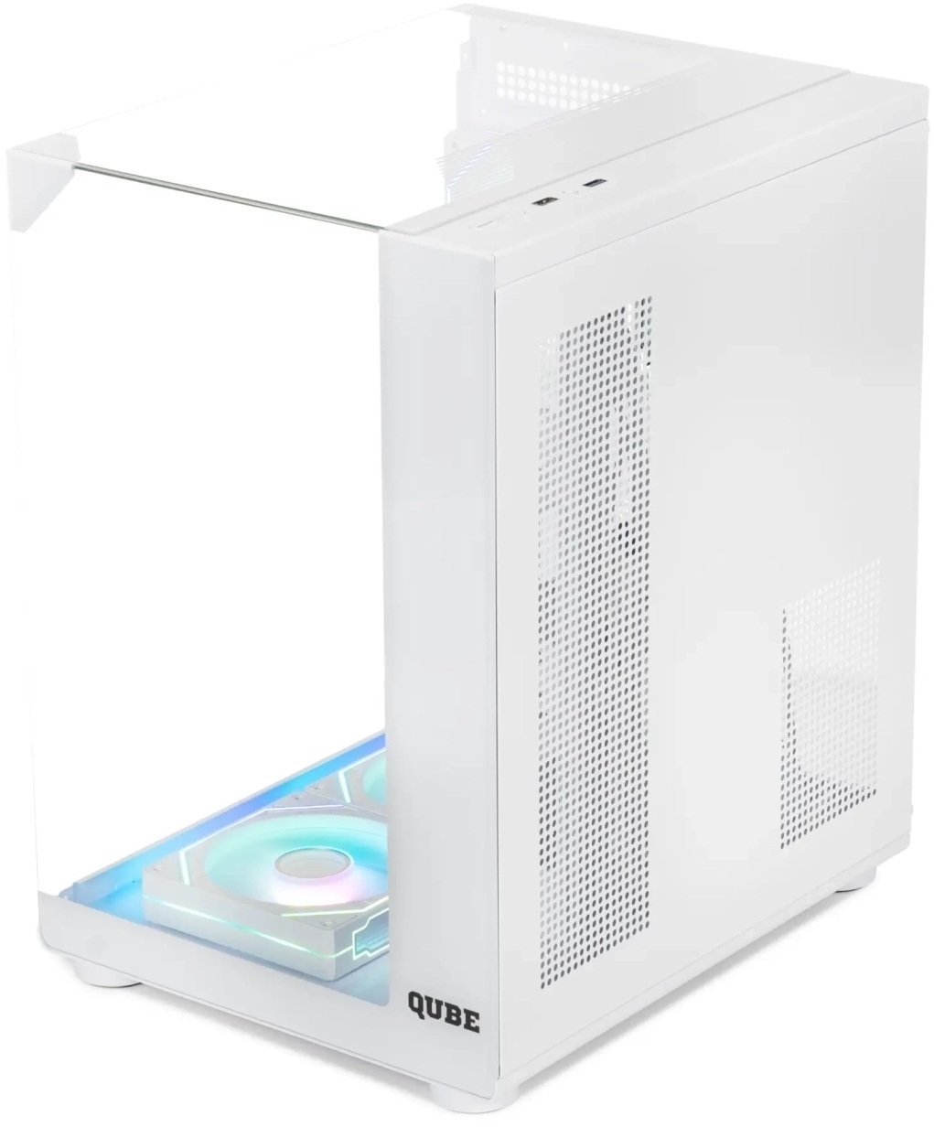 Корпус QUBE AQUARIUM ARGB WHITE (AQUARIUM_GWNU3) фото4