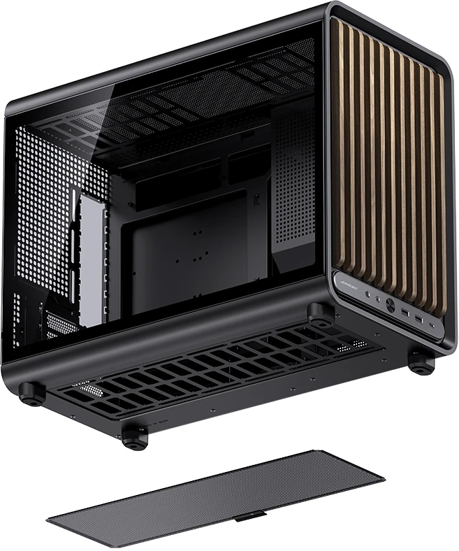 Корпус JONSBO D33 Wood Black фото