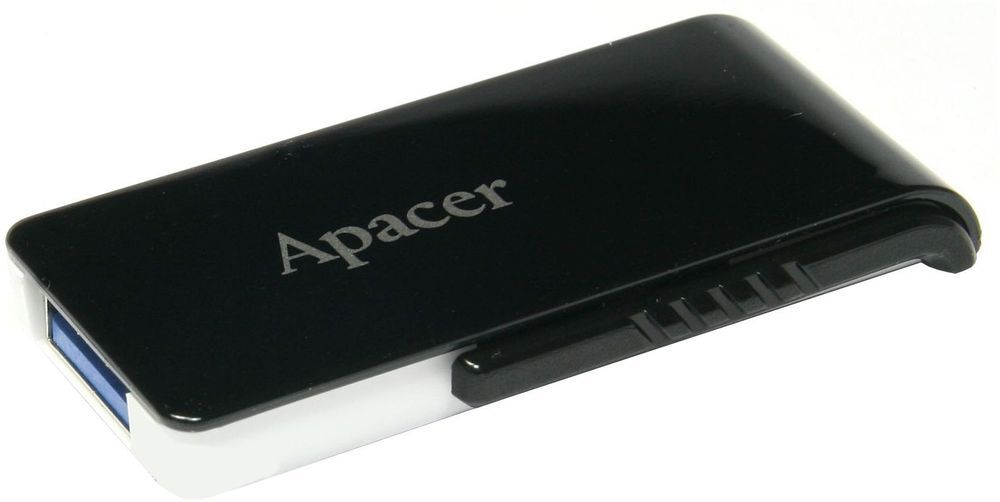 Флеш-накопитель USB3.2 64GB Apacer AH350 Black (AP64GAH350B-1) фото
