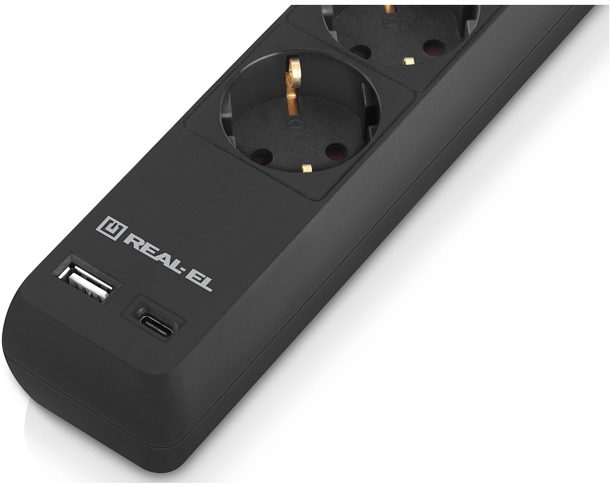 Фільтр живлення REAL-EL RS-Protect 605 3м Black (EL122300041) фото9