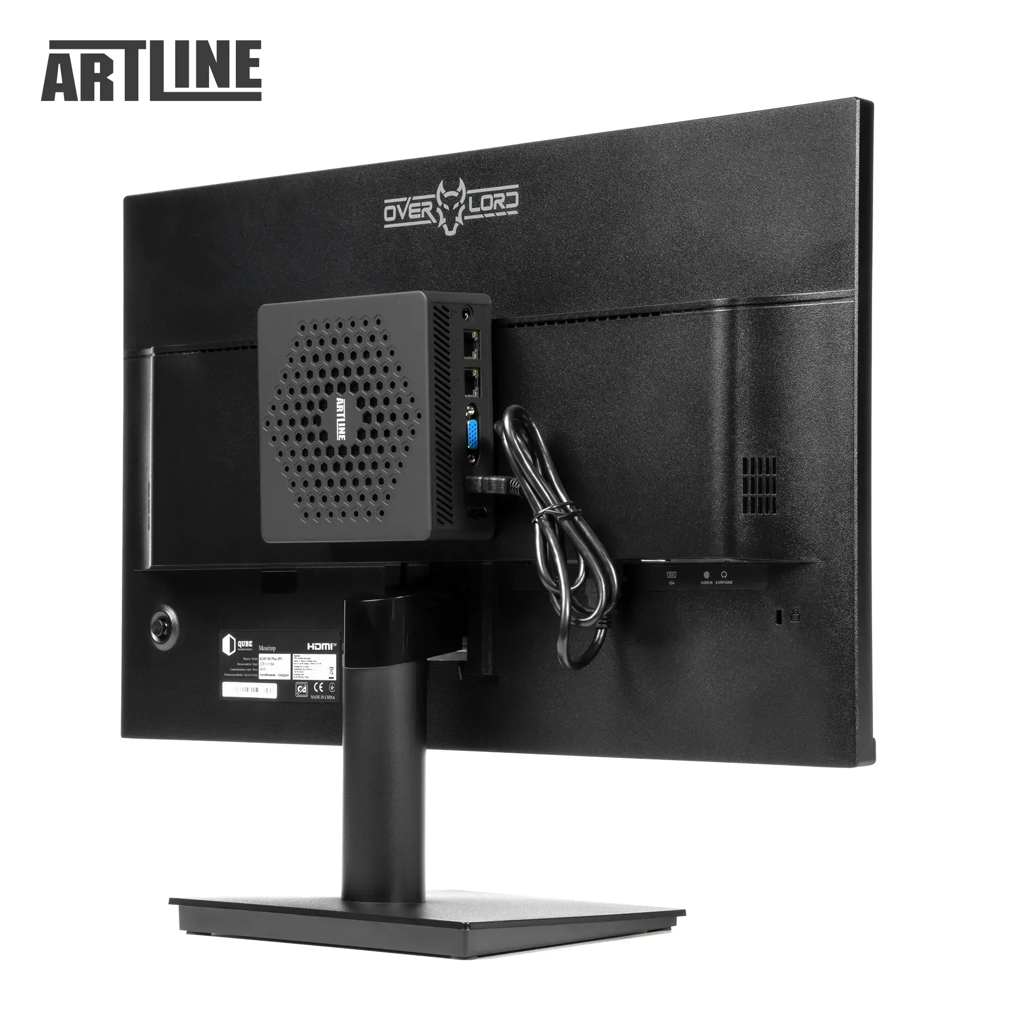 Комплект (Неттоп+Монітор) ARTLINE Business B14 (B14v21+B24F100PLUS-IPS) фото