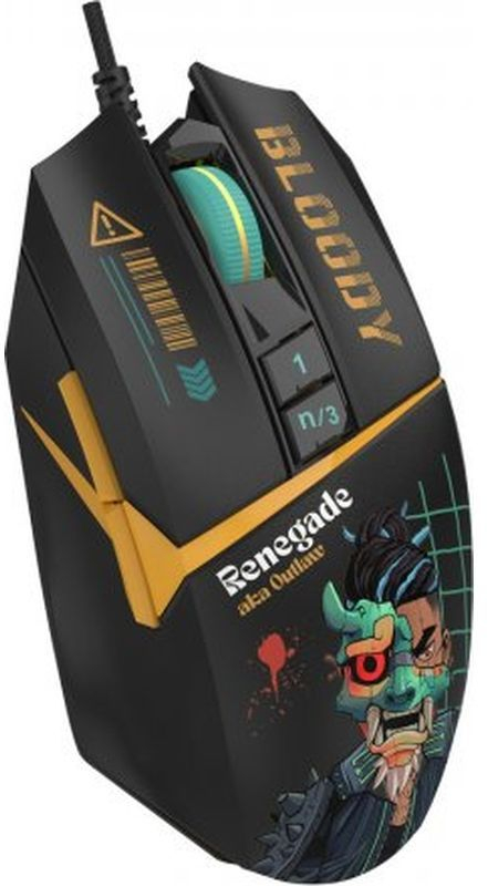 Игровая мишь A4Tech Bloody W63 Max USB Renegade Midnight (4711421000536) фото