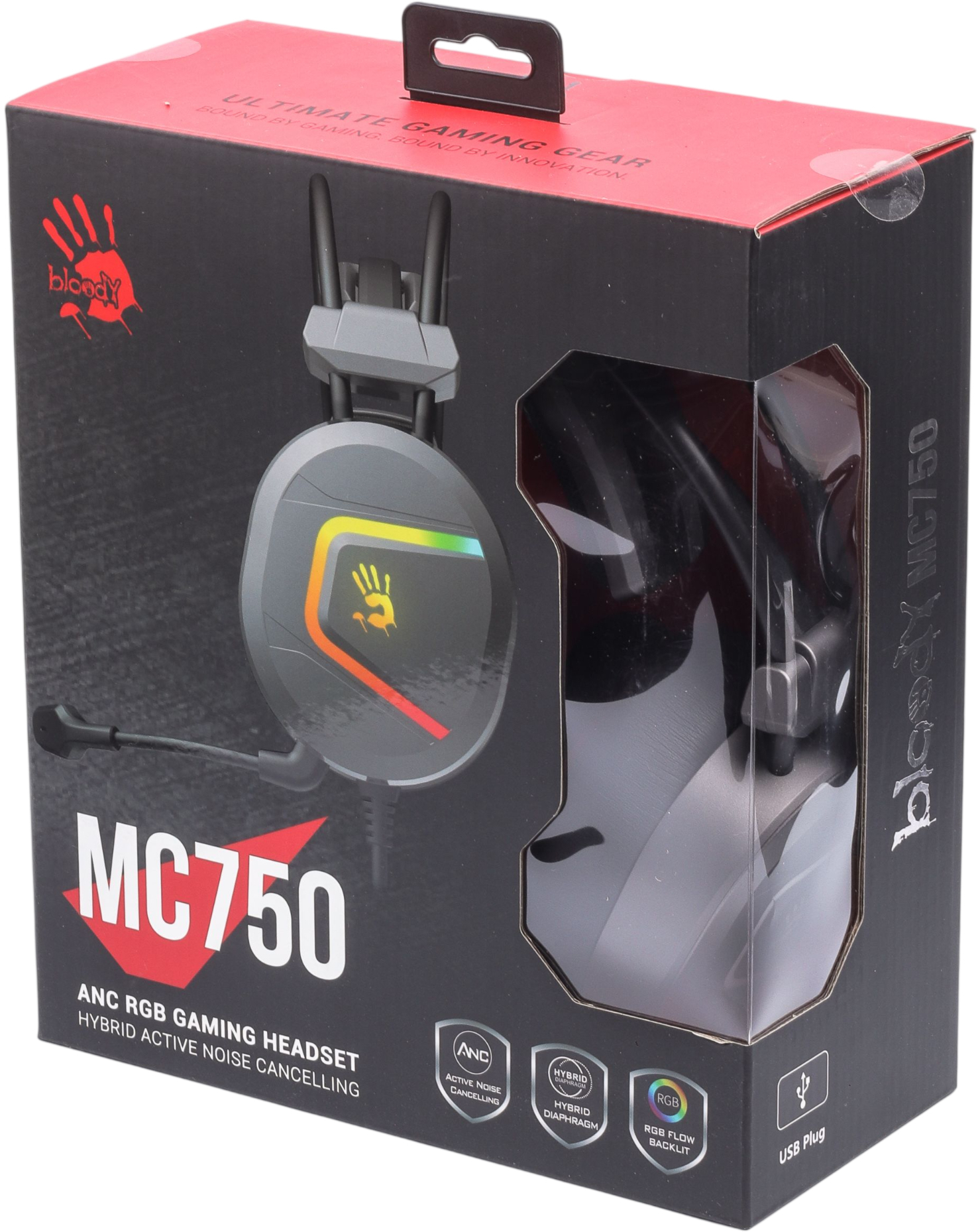 Ігрова гарнітура A4Tech Bloody MC750 Grey (4711421980333) фото6
