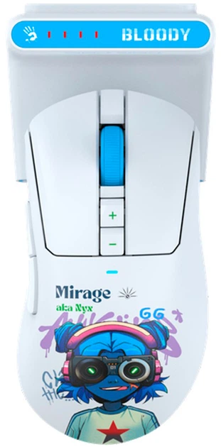Ігрова миша A4Tech Bloody R73 Ultra Duo Wireless Nyx Mirage (4711421002363) фото7