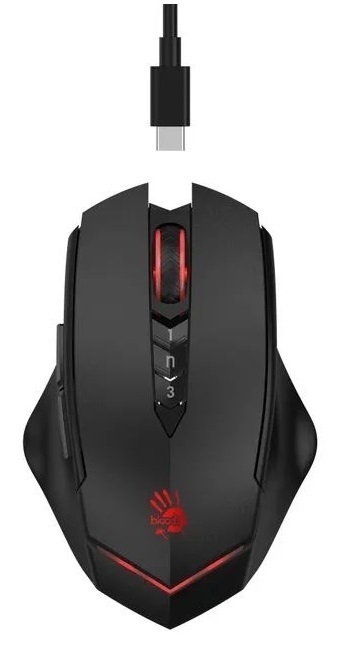 Игровая мишь A4Tech Bloody R80 Plus Wireless/USB Black (4711421003018) фото2