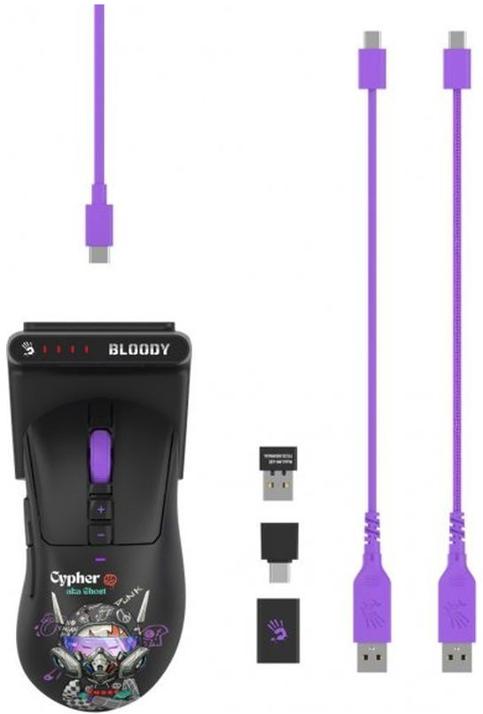 Ігрова миша A4Tech Bloody R73 Ultra Duo Wireless Cypher Ghost (4711421002370) фото2