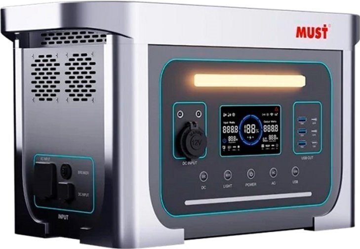 Зарядна портативна електростанція Must 1000W (EM1024S) фото