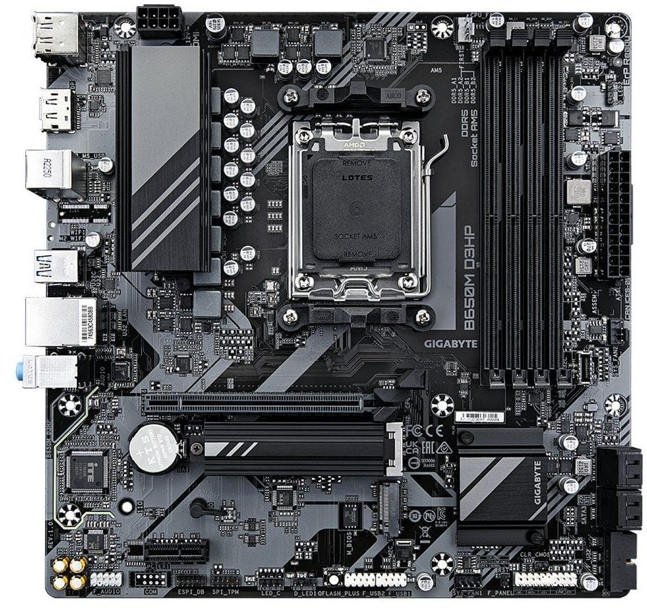 Материнська плата Gigabyte B650M D3HP Socket AM5 (B650M D3HP) фото3