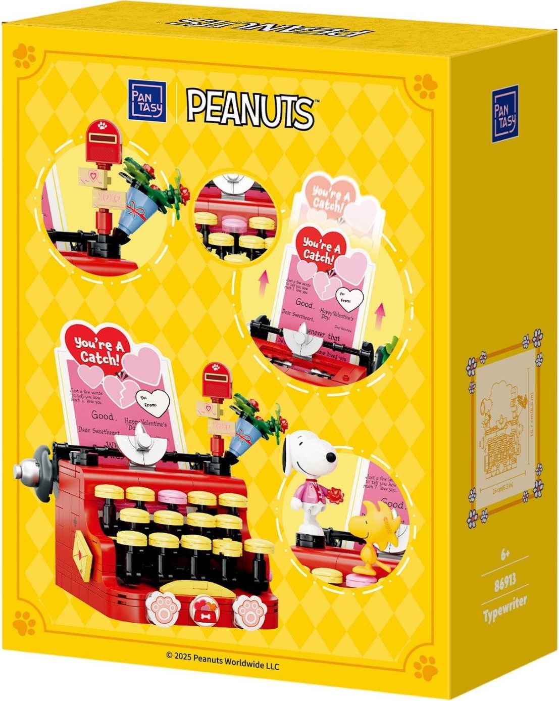 Конструктор Pantasy Snoopy Друкарська машинка (86913) фото5