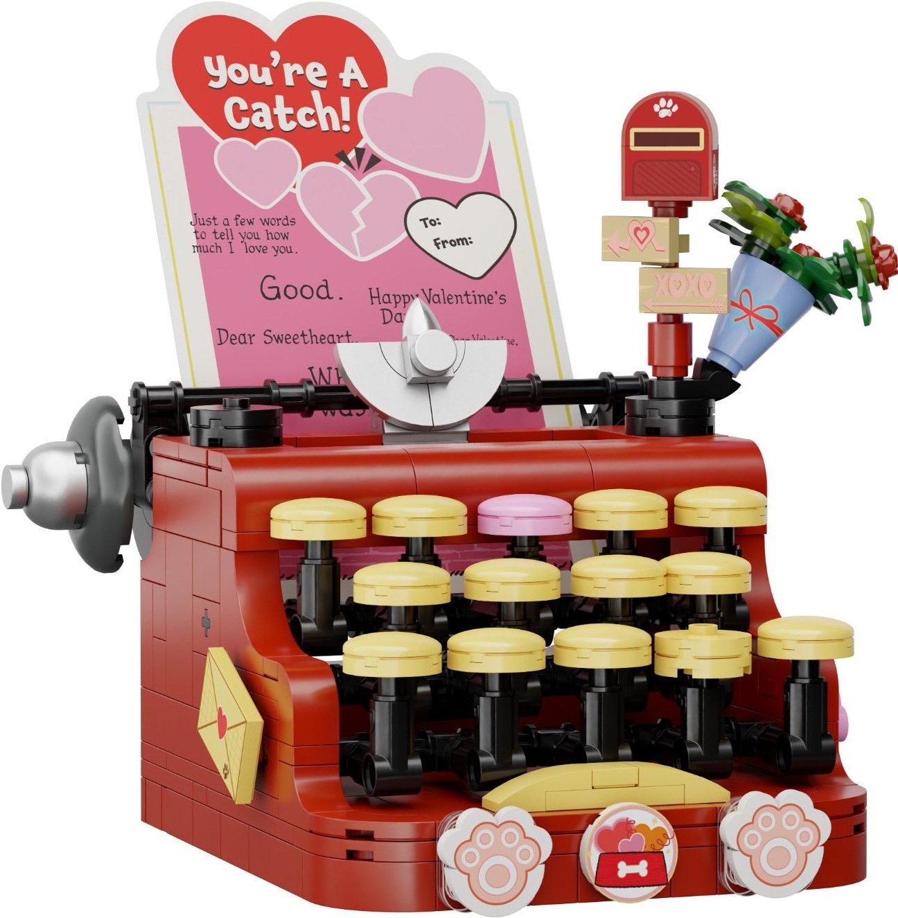 Конструктор Pantasy Snoopy Друкарська машинка (86913) фото4