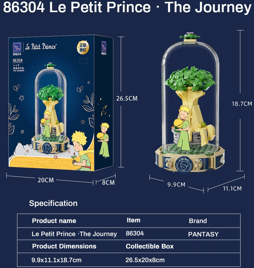 Конструктор Pantasy Le Petit Prince Серія Вічність - Подорож (86304) фото2