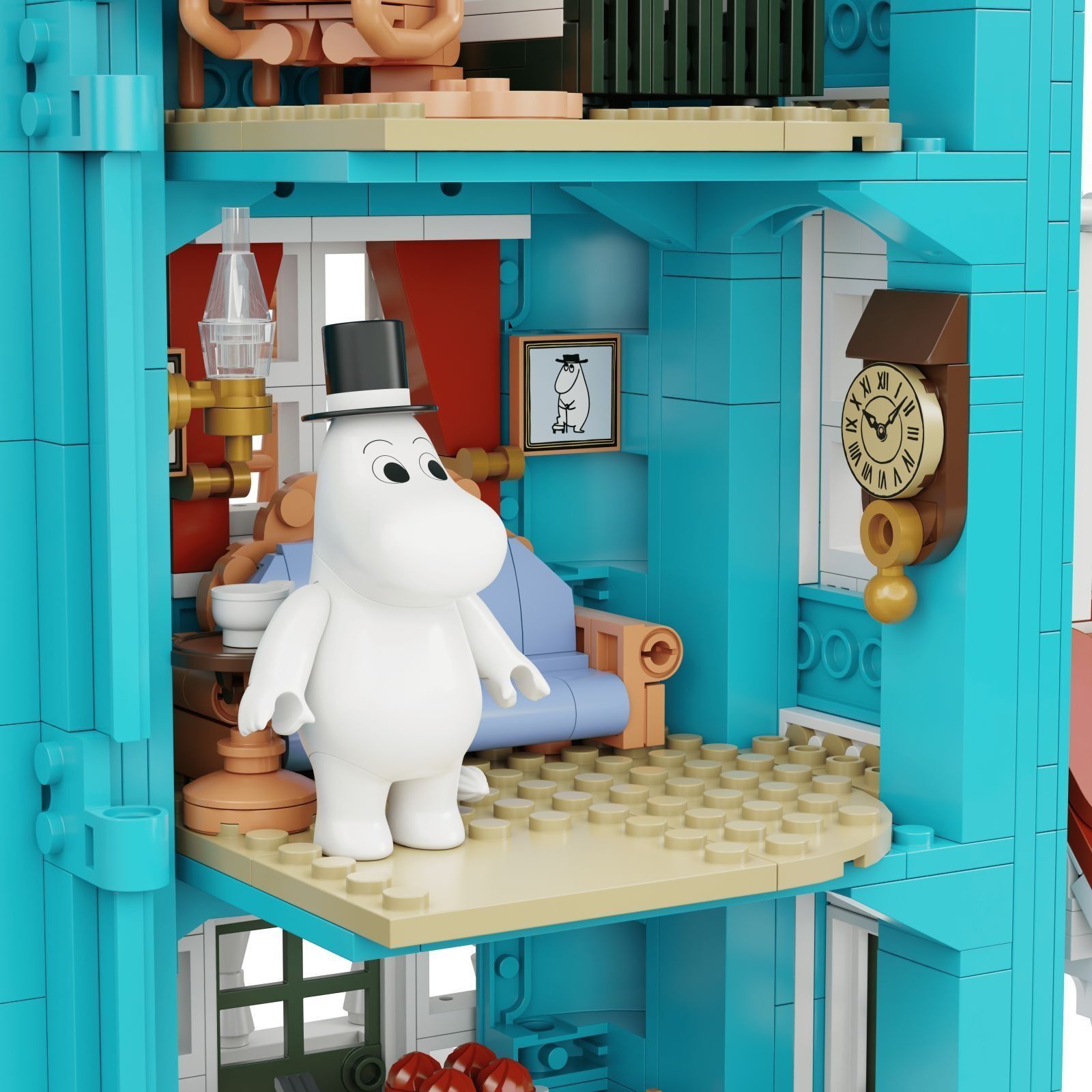 Конструктор Pantasy Moomin Будиночок Мумі-тролів (87201) фото3