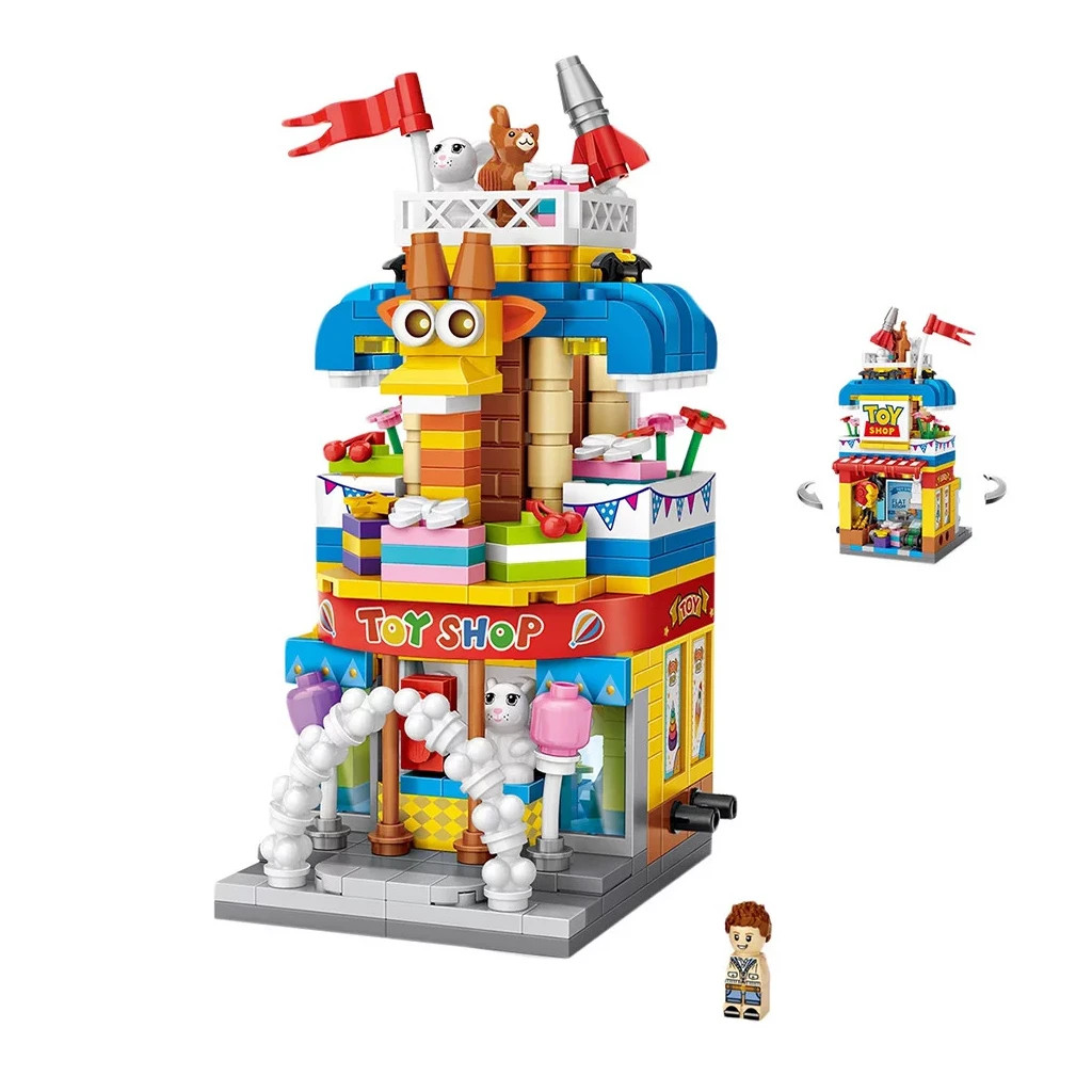 Конструктор LOZ mini Toys Shop (1643) фото2